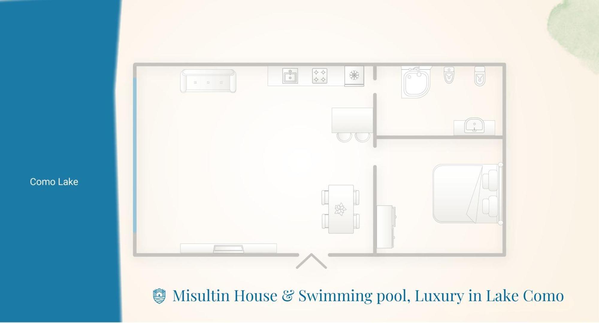 Misultin House & Swimming Pool, Luxury In Lake Como By Rent All Como Pianello Del Lario Eksteriør billede